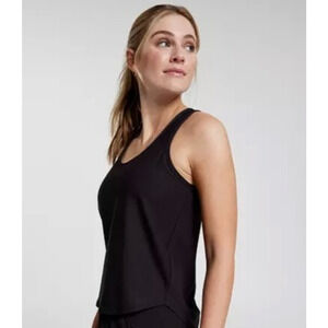 CALIA WOMENS XS RUN SCOOP TANK RACER BACK BLACK NWT MSRP $44